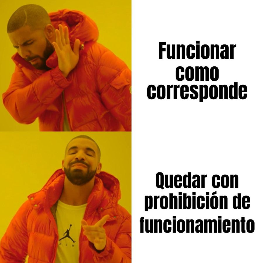 Matthei quedó con prohibición de funcionamiento.