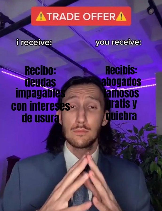 Un grupo de abogados famosos asesora gratis a endeudados con bancos y fintechs para que se declaren en quiebra