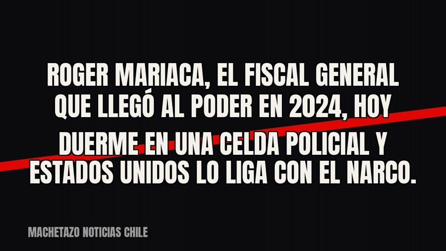 Roger Mariaca, el fiscal general que llegó al poder en 2024, hoy duerme en una celda policial y Estados…
