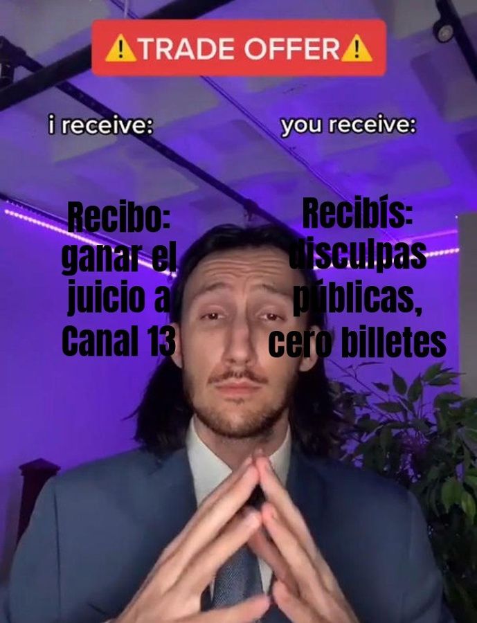 Kaminski le ganó la demanda a Canal 13 y igual salió picado: "Las disculpas no me devuelven el…