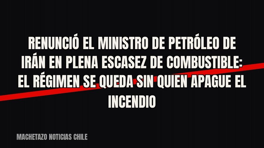 Renunció el ministro de Petróleo de Irán en plena escasez de combustible: el régimen se queda sin quien…