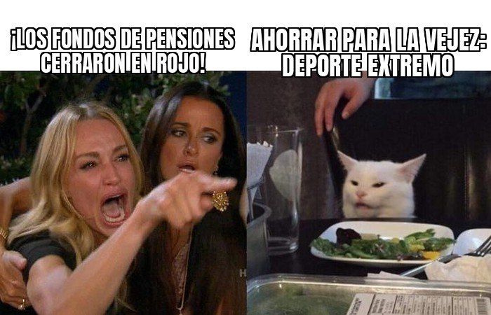 Los diez... perdón, los cinco fondos de pensiones cerraron en rojo: el E se hundió 4,92% real