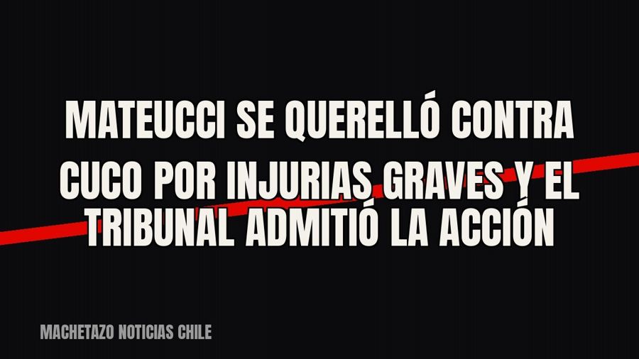 Mateucci se querelló contra “Cuco” por “injurias graves” y el tribunal admitió la acción