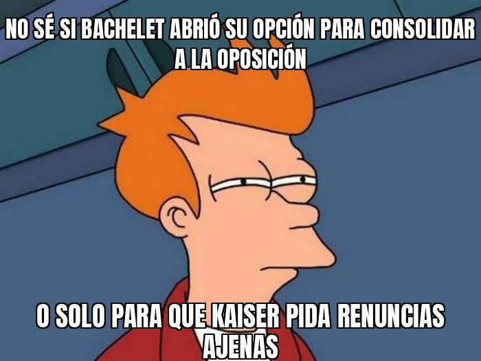 Kaiser dice que Bachelet abrió su opción presidencial para "consolidar" a la oposición y que no…