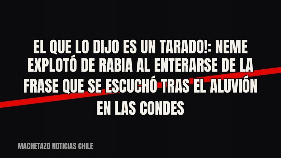 «¡El que lo dijo es un tarado!»: Neme explotó de rabia al enterarse de la frase que se escuchó tras el…
