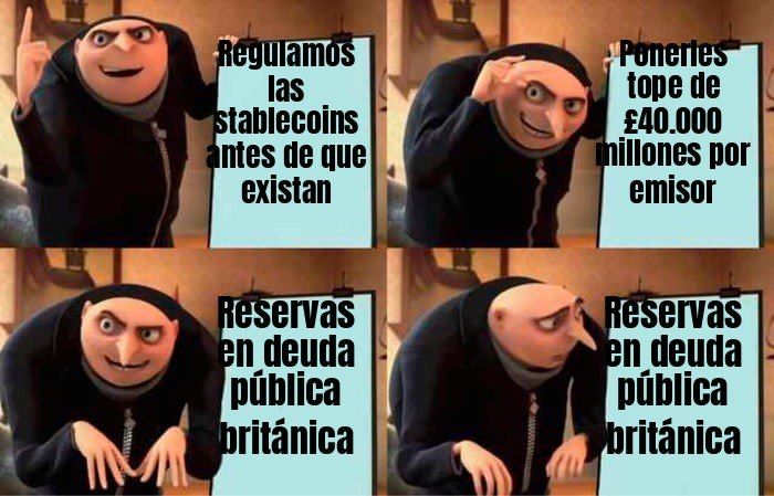 El Banco de Inglaterra se anota como "banquero" de las stablecoins y les pone tope de £40.000…