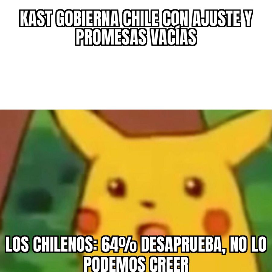 El 64% de los chilenos desaprueba la gestión del Gobierno de Kast