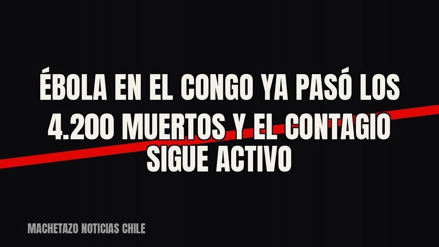 Ébola en el Congo ya pasó los 4.200 muertos y el contagio sigue activo