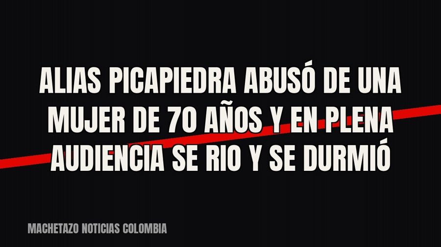 Alias Picapiedra abusó de una mujer de 70 años y en plena audiencia se rio y se durmió