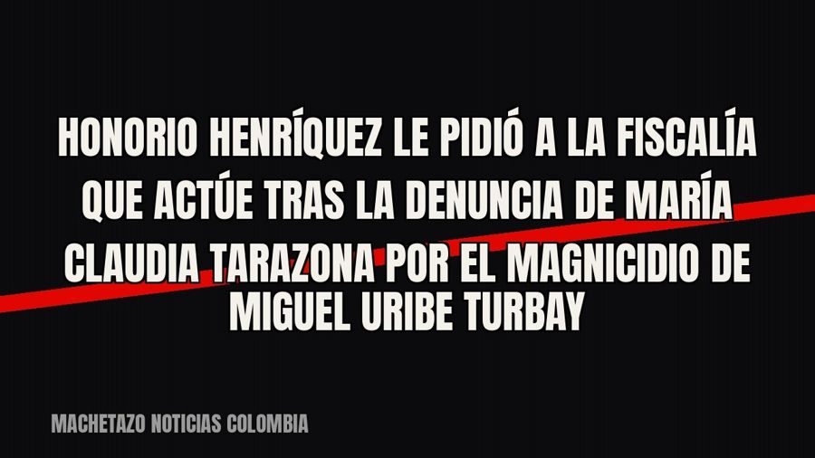 Honorio Henríquez le pidió a la Fiscalía que actúe tras la denuncia de María Claudia Tarazona por el…