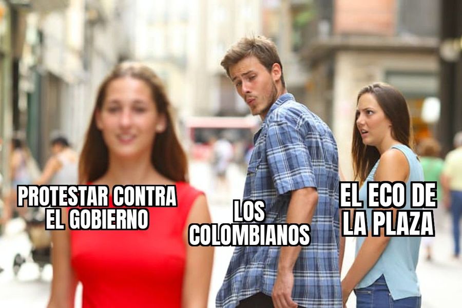Miles de colombianos salieron a las calles en la primera protesta contra el Gobierno