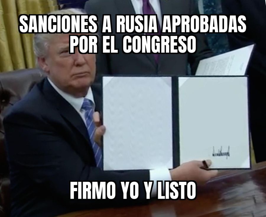 Trump levantó de un plumazo las sanciones a Rusia que el Congreso había aprobado por "seguridad…