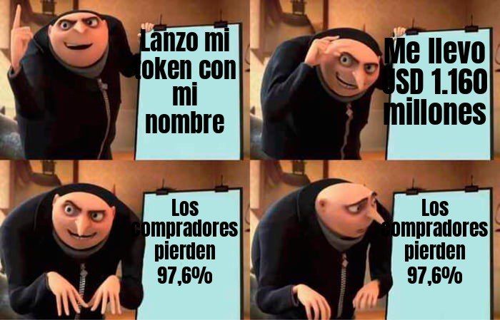 El equipo del token de Trump habría embolsado hasta USD 1.160 millones, y el token ya se desplomó 97,6%.