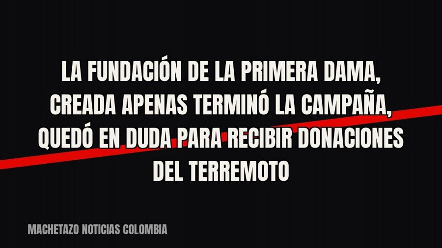 La fundación de la primera dama, creada apenas terminó la campaña, quedó en duda para recibir donaciones del…