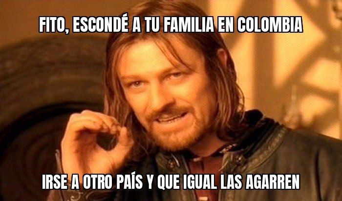 La familia de 'Fito' se fue a esconder a Colombia, y la agarraron igual.