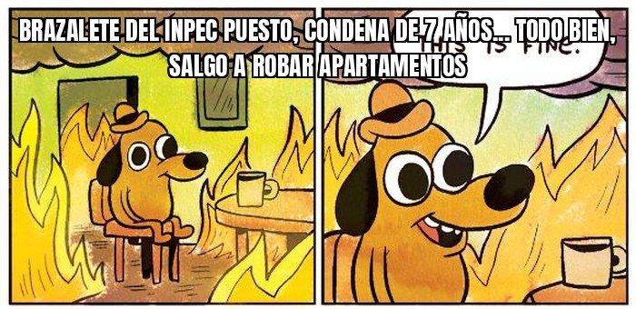 Cae en Bogotá una banda de apartamenteros y a uno lo agarraron con brazalete del Inpec y una condena de 7…