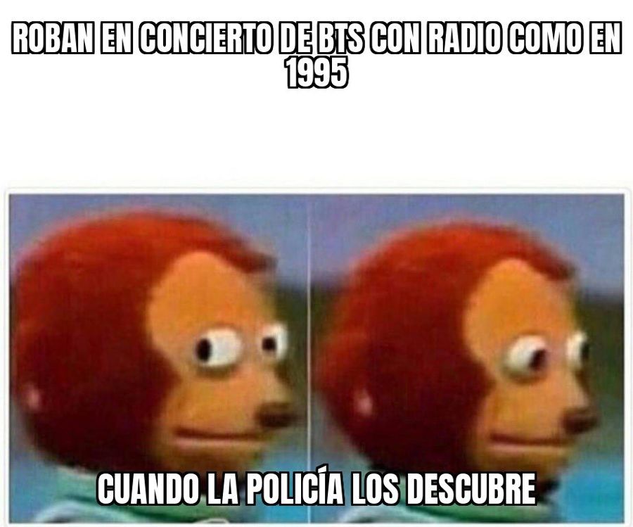 Fueron a robar en el concierto de BTS y se coordinaban con una radio, como en 1995