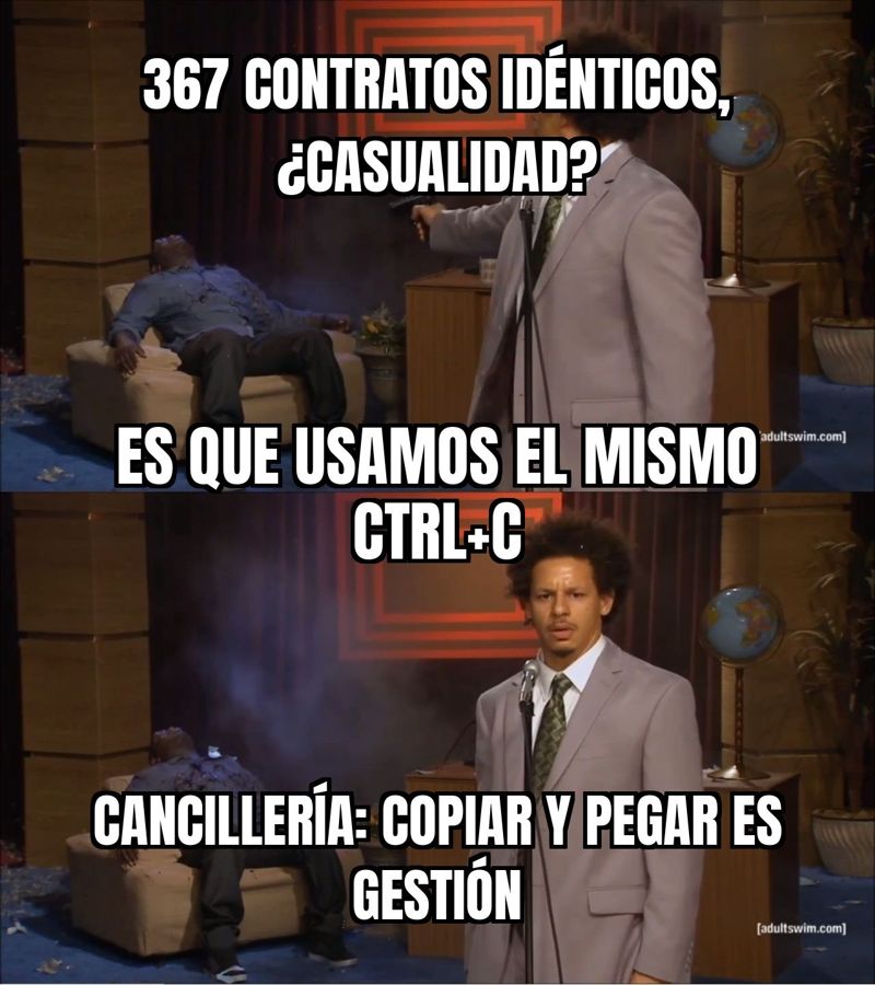 Cancillería encontró 367 contratos idénticos y uno millonario ejecutado en solo dos días en el gobierno Petro