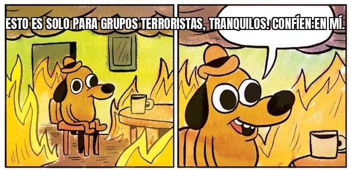 Ministro del Interior a los críticos del Estatuto Antiterrorista: “No se dejen meter cuentos”