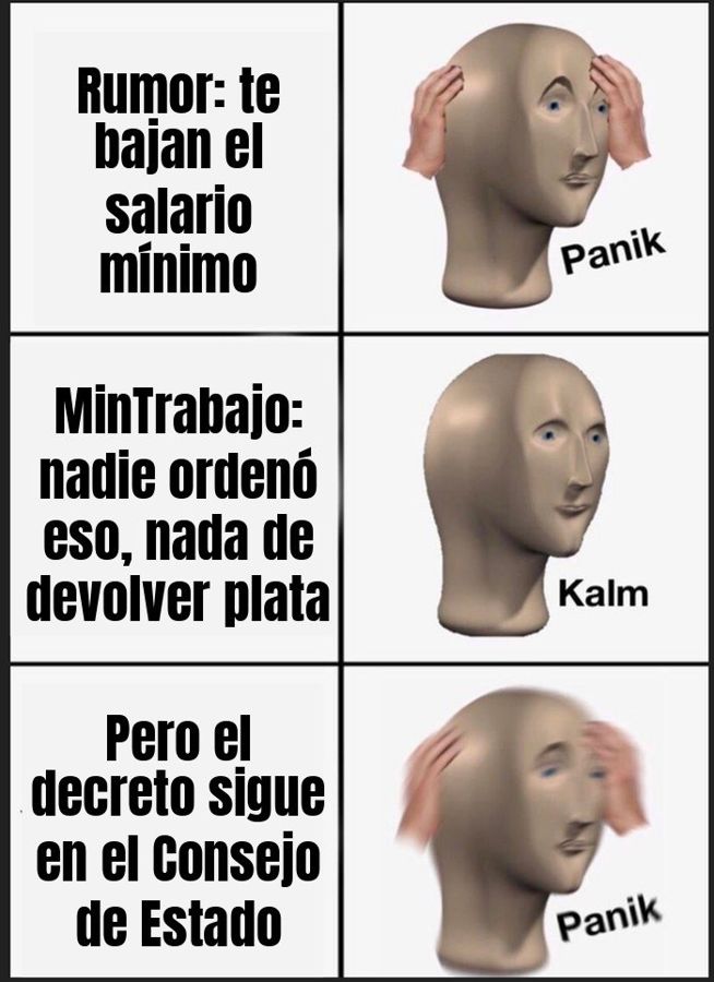 MinTrabajo sale a decir que nadie ordenó bajar el salario mínimo y que los trabajadores no tienen que…