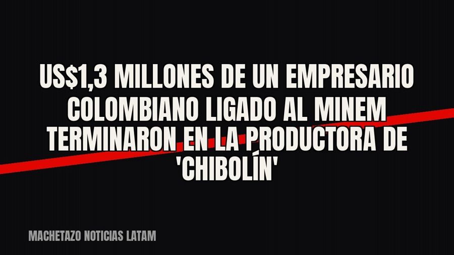 US$1,3 millones de un empresario colombiano ligado al Minem terminaron en la productora de…