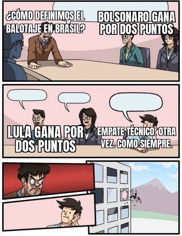 Brasil se juega el balotaje en un pañuelo: Bolsonaro le saca apenas dos puntos a Lula