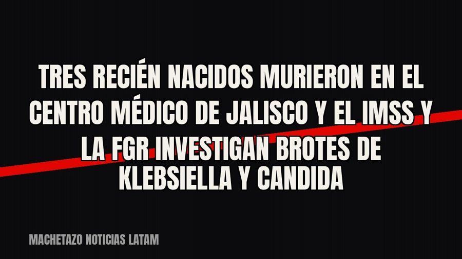 Tres recién nacidos murieron en el Centro Médico de Jalisco y el IMSS y la FGR investigan brotes de…