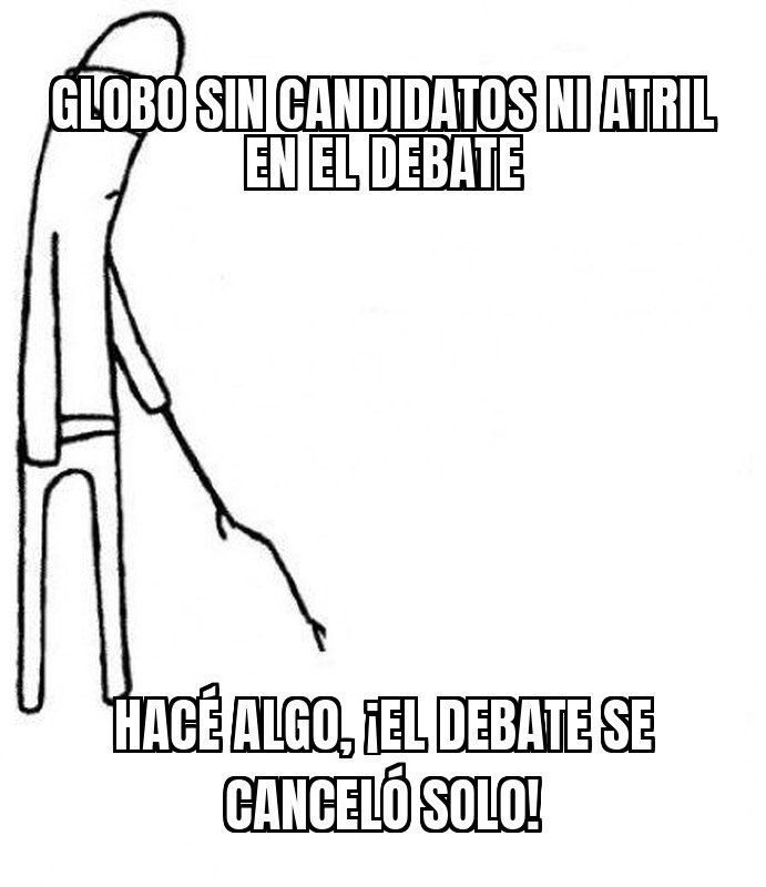 Globo canceló el último debate presidencial de Brasil: Lula y Flávio Bolsonaro no fueron y ya nadie quedaba…