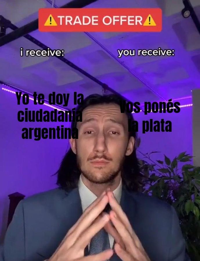 Caputo y Santilli anunciaron en París que el Gobierno regalará la ciudadanía argentina a quien ponga plata en…