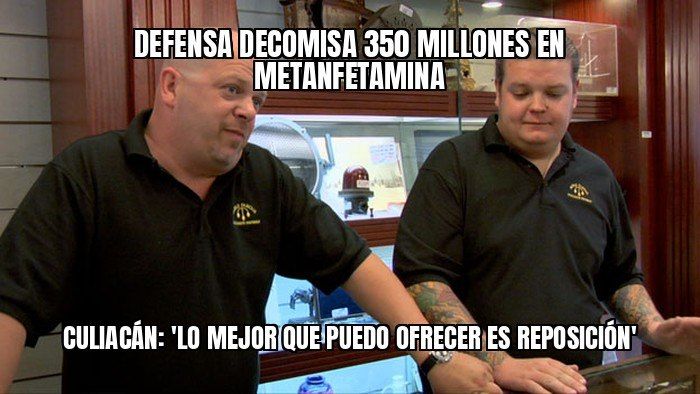 Defensa le quitó a "Los Mayos" más de 1.3 toneladas de metanfetamina en Culiacán
