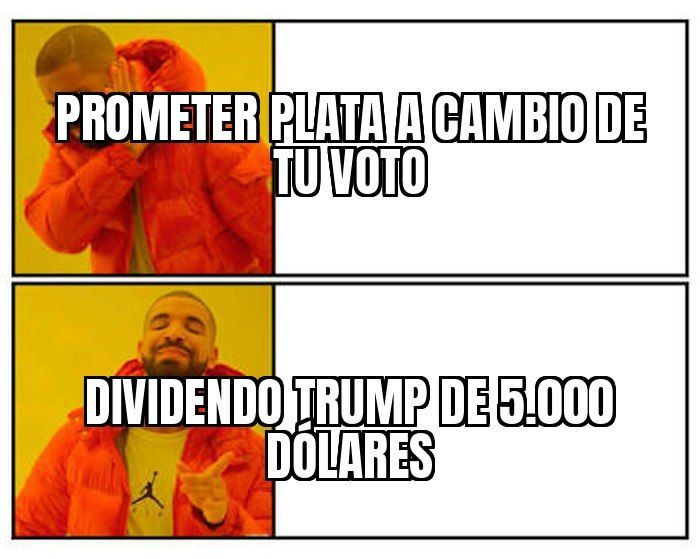 Trump vuelve a prometer 5.000 dólares por adulto si los republicanos ganan el Congreso: "salgan a…