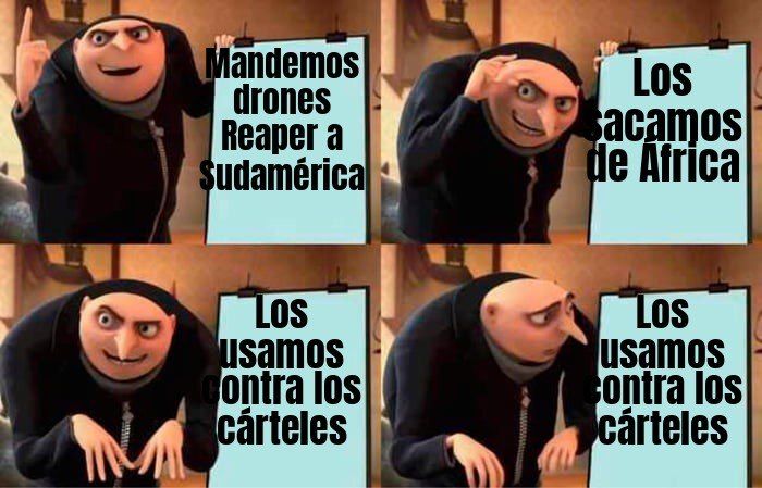 EU manda a Sudamérica drones Reaper movidos desde África para bombardear cárteles