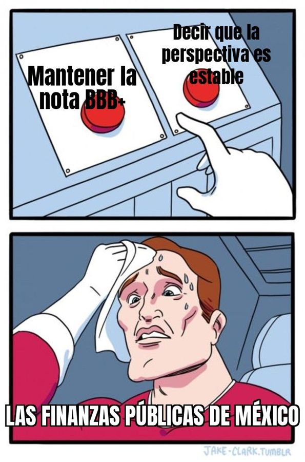 HR Ratings le baja la nota a México: de BBB+ a BBB por finanzas públicas deterioradas y crecimiento flojo