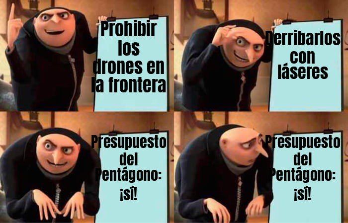 Trump prohíbe los drones en la frontera con México y ordena derribar con láseres cualquier unidad de los…