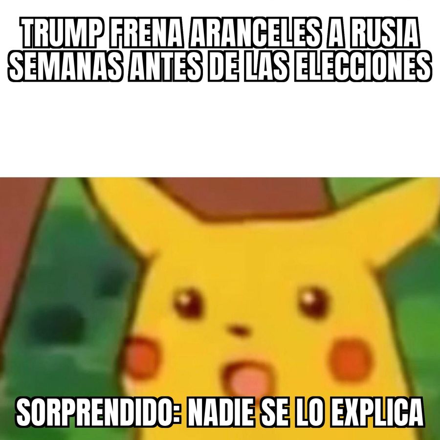 Trump suspende los aranceles contra Rusia, y justo antes de las elecciones de mitad de mandato
