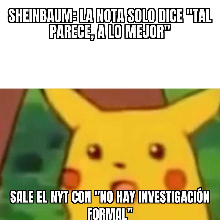 Sheinbaum le baja el tono al reporte del NYT sobre Andy López Beltrán: "no hay investigación formal"