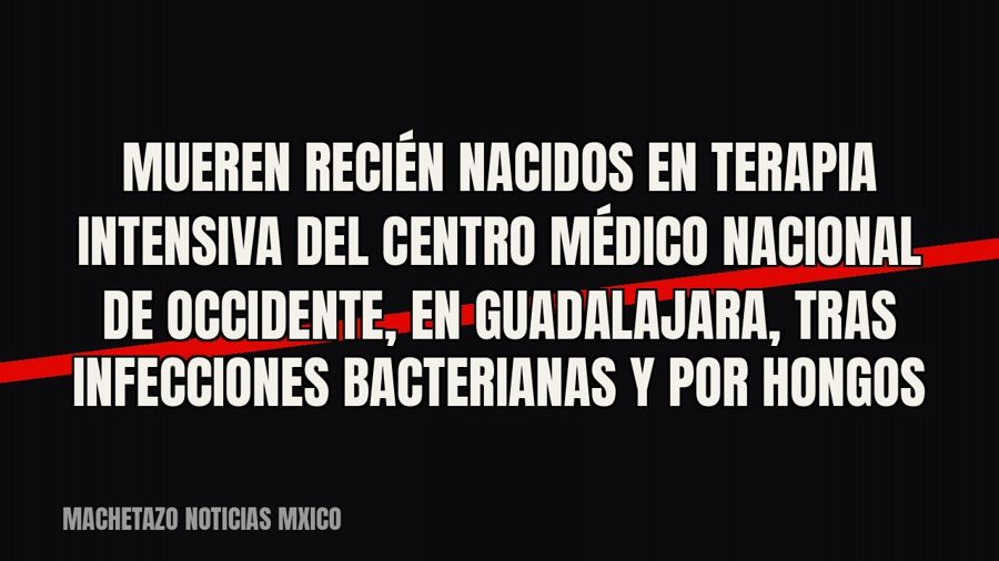 Mueren recién nacidos en terapia intensiva del Centro Médico Nacional de Occidente, en Guadalajara, tras…