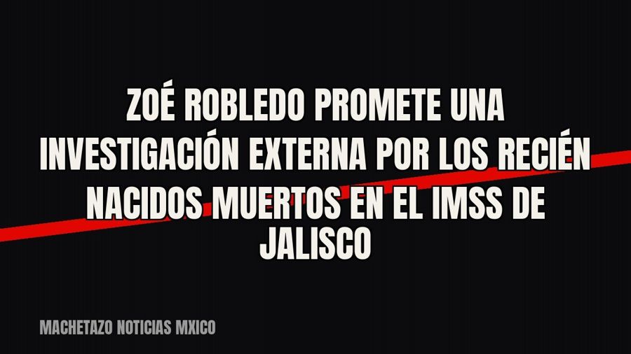 Zoé Robledo promete una investigación externa por los recién nacidos muertos en el IMSS de Jalisco