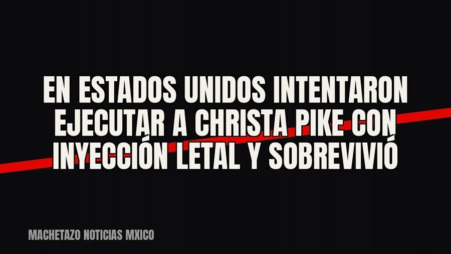 En Estados Unidos intentaron ejecutar a Christa Pike con inyección letal y sobrevivió