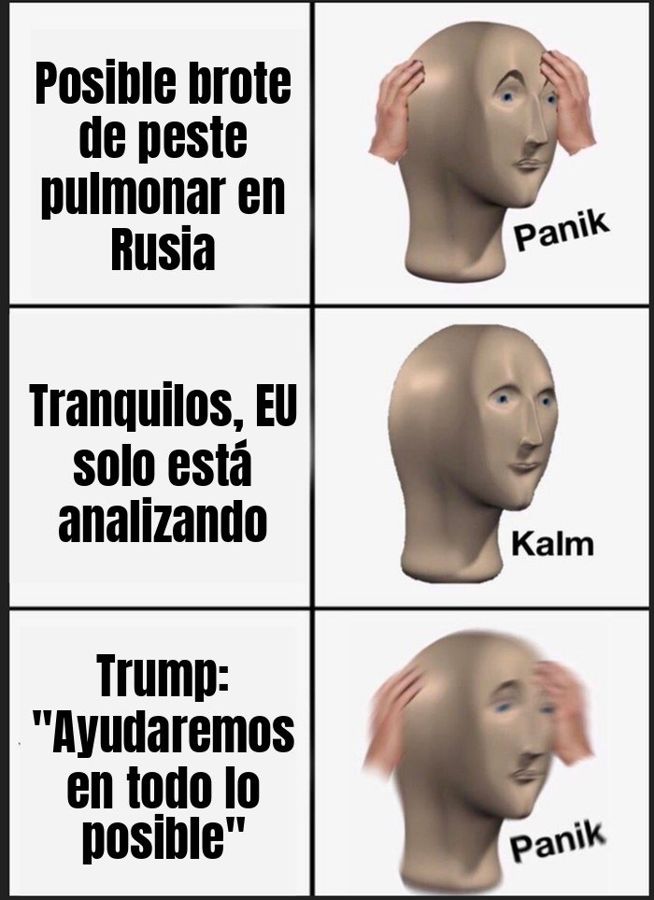 Trump dice que EU aún analiza un posible brote de peste pulmonar en Rusia y que ayudará "en todo lo…