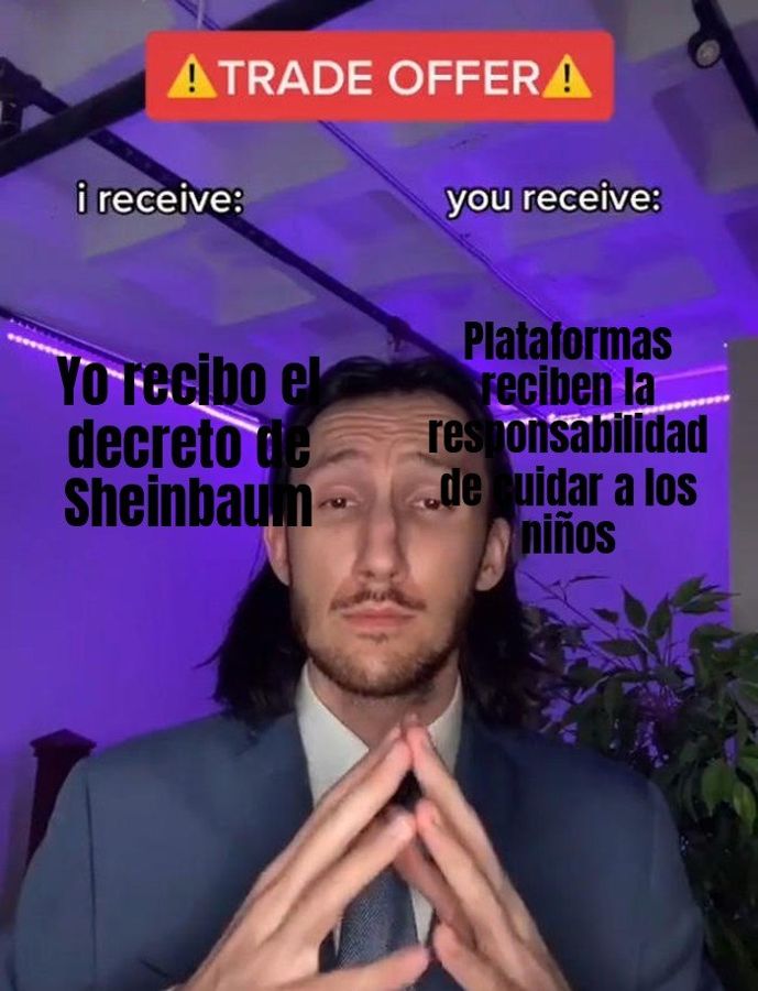 Sheinbaum presenta decreto para que las plataformas digitales cuiden a los menores del contenido violento en…