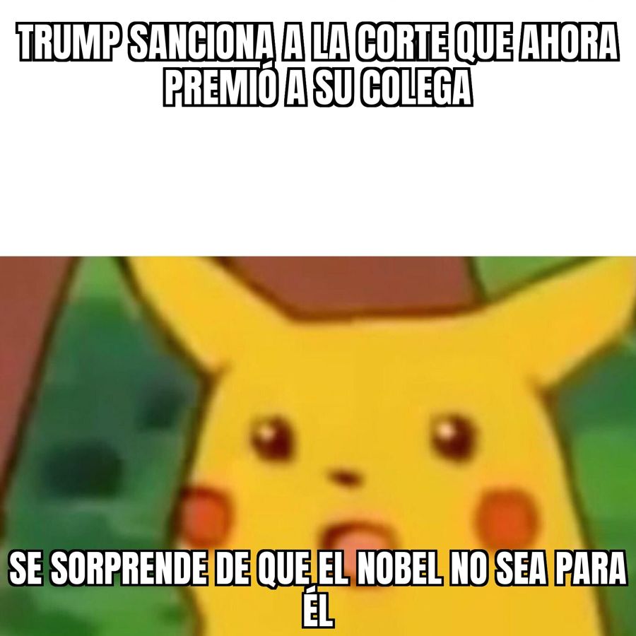 Trump se “emberrinchó” por perder el Nobel de la Paz 2026 y le cayó con sanciones a la Corte Penal…