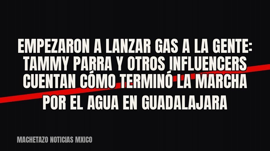 «Empezaron a lanzar gas a la gente»: Tammy Parra y otros influencers cuentan cómo terminó la marcha por el…