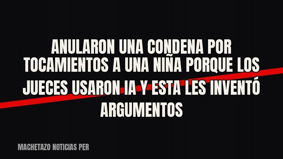 Anularon una condena por tocamientos a una niña porque los jueces usaron IA y esta les inventó argumentos