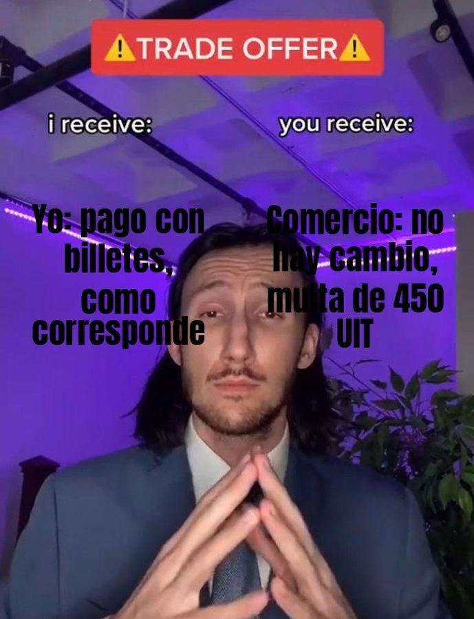 Indecopi avisa: el comercio que te rechace billetes o monedas se come una multa de hasta 450 UIT