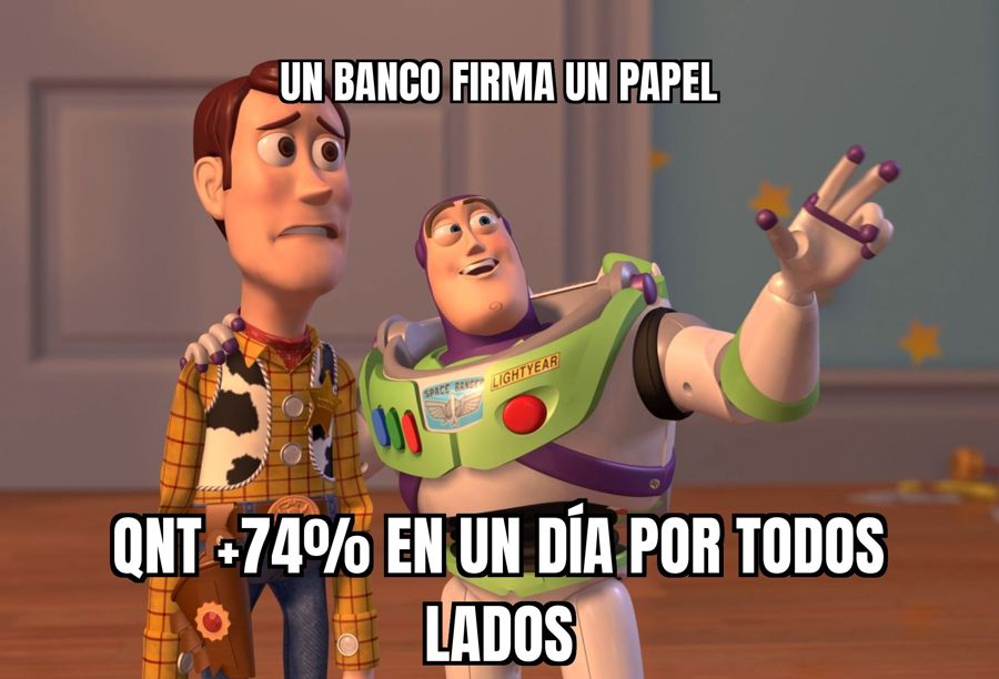 Quant [QNT] se pega un vuelo de 74% en un día y nadie sabe si aterriza.