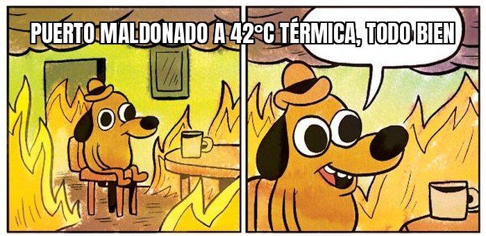 Puerto Maldonado tocó 42°C de sensación térmica y quedó con el día más caliente del año.