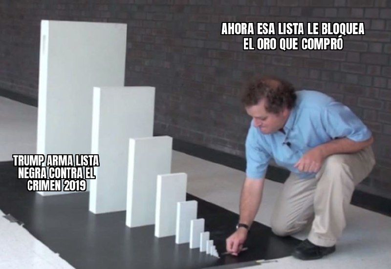 Trump compra oro venezolano y ahora nadie en EEUU quiere tocarlo.