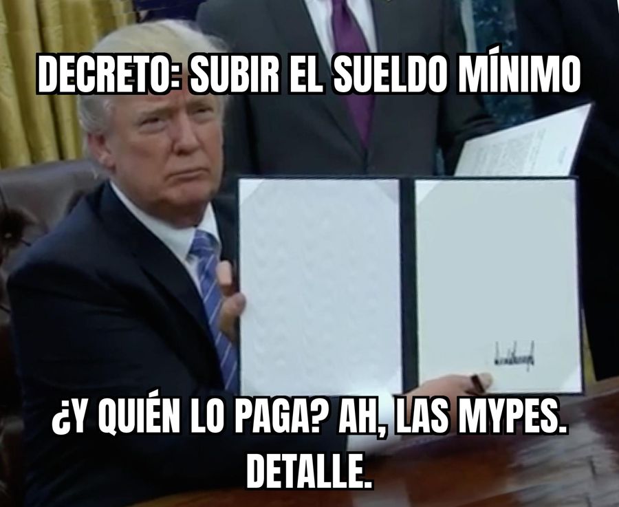 Las mypes quieren sentarse con el Gobierno porque les subieron el sueldo mínimo y nadie les preguntó cómo lo…