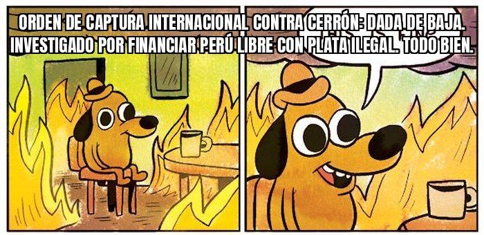 Interpol dio de baja la orden de captura internacional contra Vladimir Cerrón